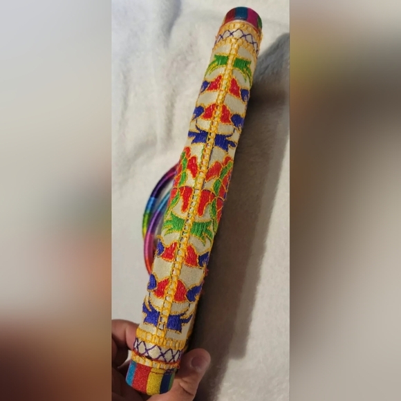 Native American Indian Handmade Multicolor Embroidered Women's Wallet 9.5x4.5 - Picture 5 of 13